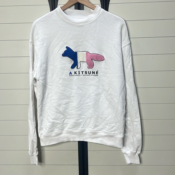 Ader Error x Maison Kitsune collaboration sweatshirt Medium - Picture 1 of 5